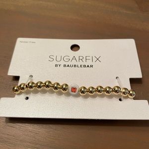 Baublebar “M” initial bracelet